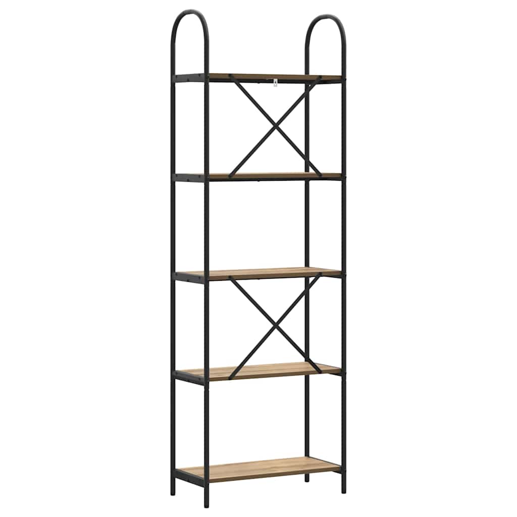 vidaXL Bücherregal Artisan-Eiche 60 x 30 x 183 cm Holzwerkstoff