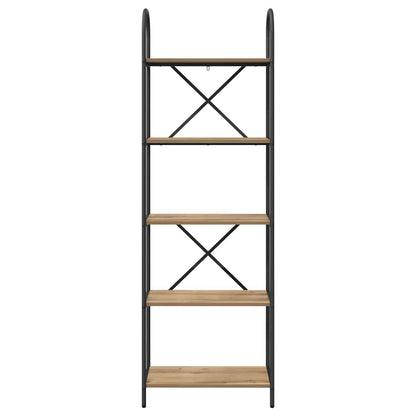 vidaXL Bücherregal Artisan-Eiche 60 x 30 x 183 cm Holzwerkstoff