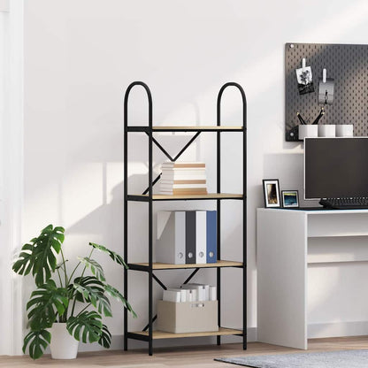 vidaXL Bücherregal Sonoma-Eiche 60 x 30 x 146 cm Holzwerkstoff
