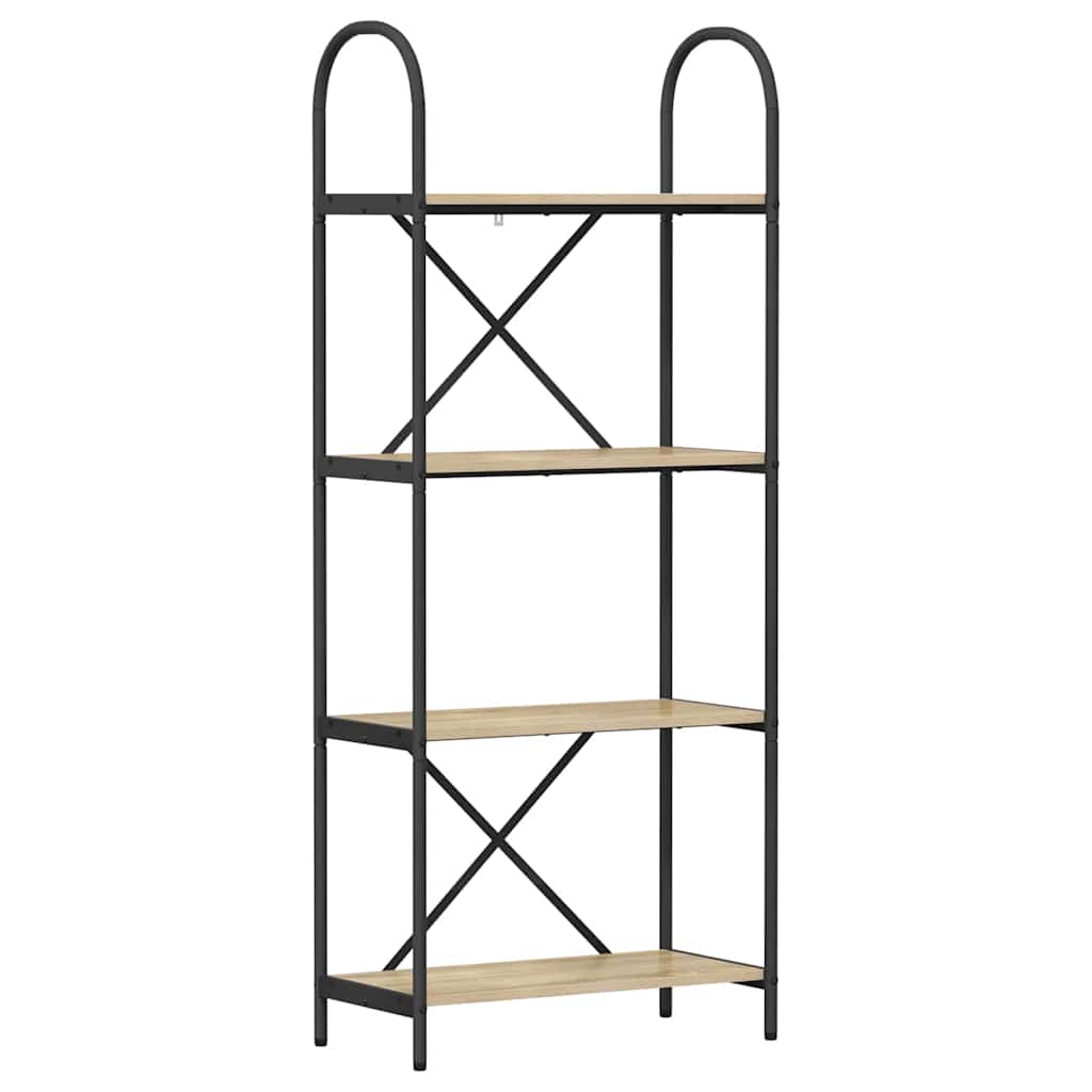 vidaXL Bücherregal Sonoma-Eiche 60 x 30 x 146 cm Holzwerkstoff