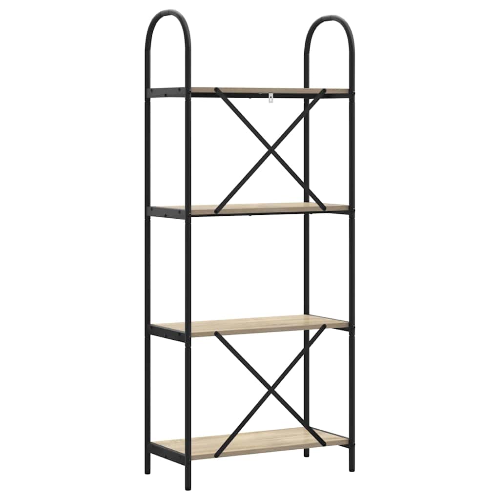 vidaXL Bücherregal Sonoma-Eiche 60 x 30 x 146 cm Holzwerkstoff