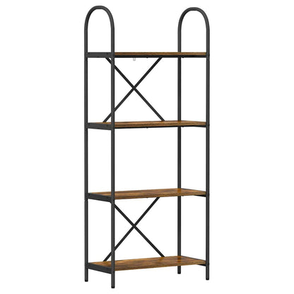 vidaXL Bücherregal Geräucherte Eiche 60 x 30 x 146 cm Holzwerkstoff