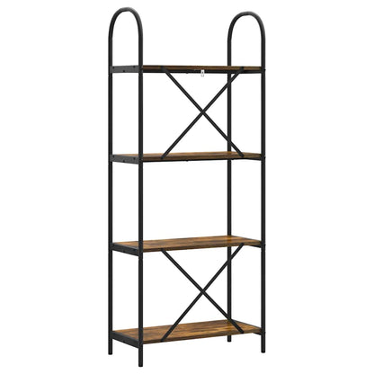 vidaXL Bücherregal Geräucherte Eiche 60 x 30 x 146 cm Holzwerkstoff