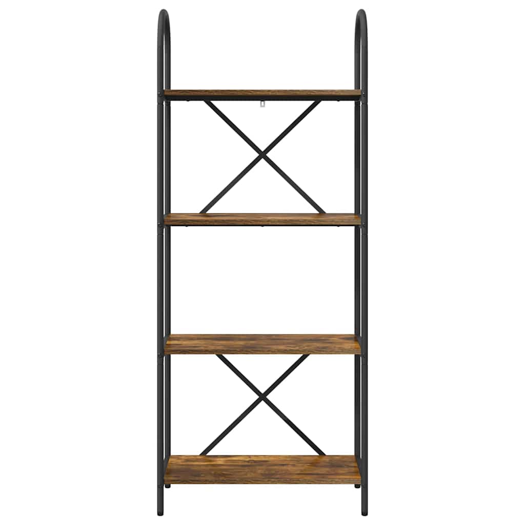 vidaXL Bücherregal Geräucherte Eiche 60 x 30 x 146 cm Holzwerkstoff