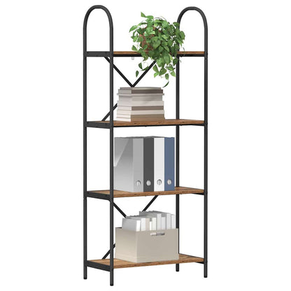 vidaXL Bücherregal Geräucherte Eiche 60 x 30 x 146 cm Holzwerkstoff