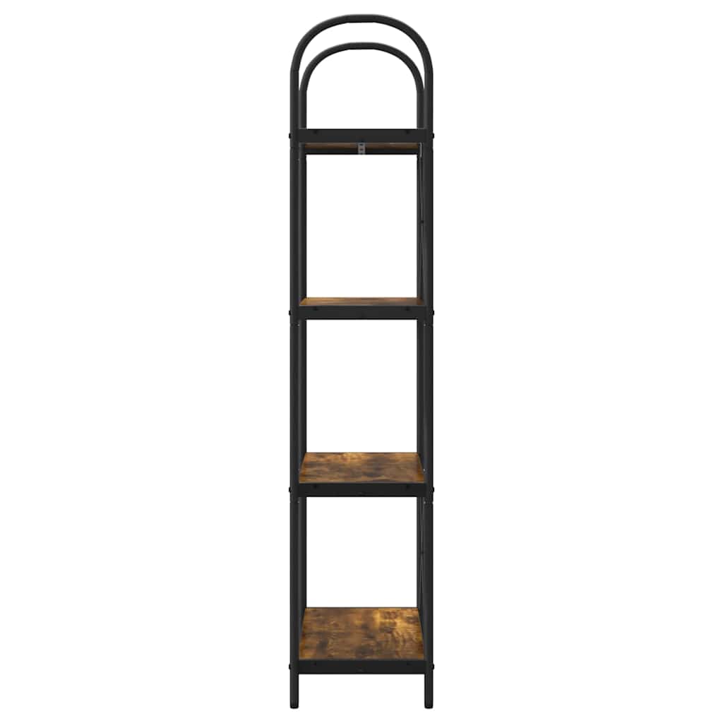 vidaXL Bücherregal Geräucherte Eiche 60 x 30 x 146 cm Holzwerkstoff