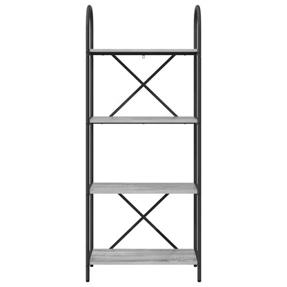 vidaXL Bücherregal Graues Sonoma 60 x 30 x 146 cm Holzwerkstoff