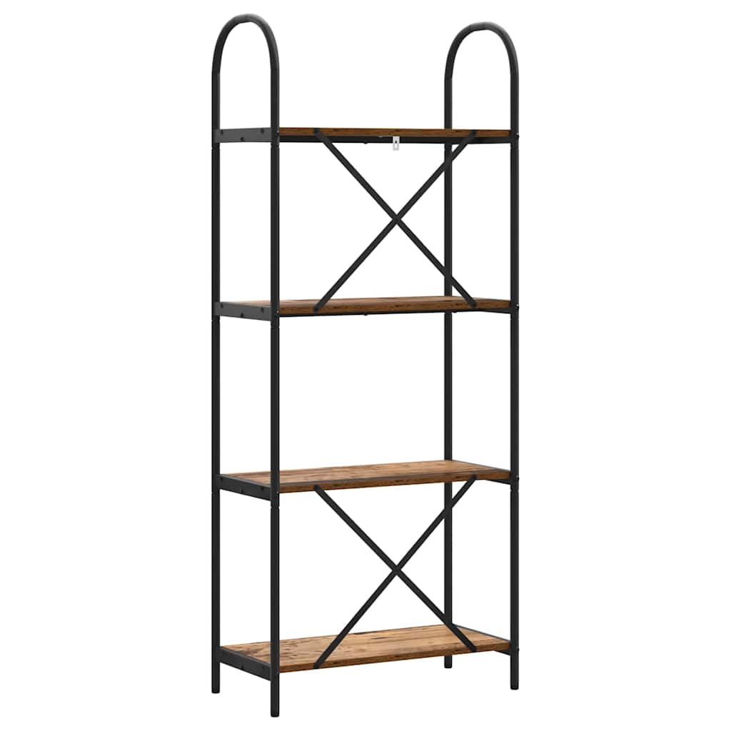 vidaXL Bücherregal Altholz 60 x 30 x 146 cm Holzwerkstoff