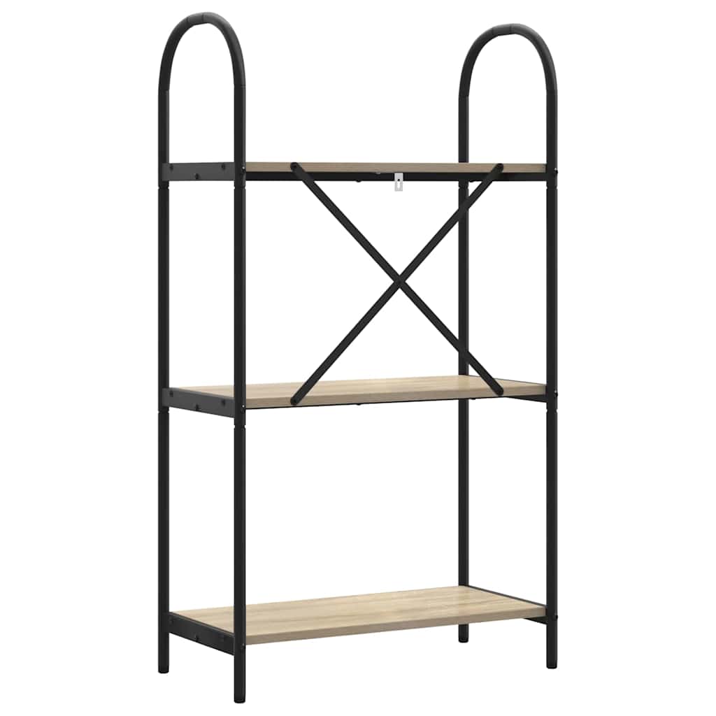 vidaXL Bücherregal Sonoma-Eiche 60 x 30 x 109 cm Holzwerkstoff