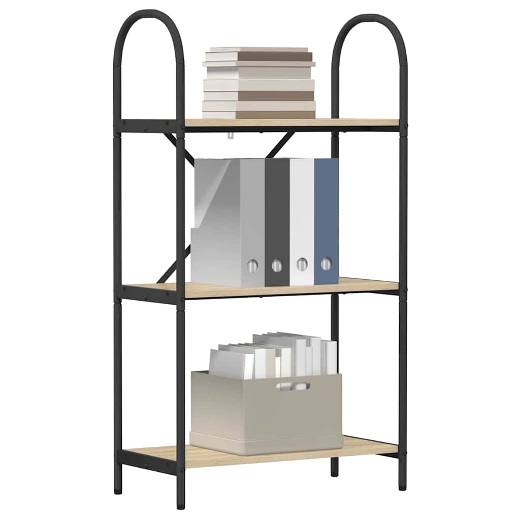 vidaXL Bücherregal Sonoma-Eiche 60 x 30 x 109 cm Holzwerkstoff