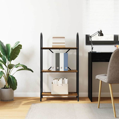 Bücherregal Geräucherte Eiche 60 x 30 x 109 cm Holzwerkstoff