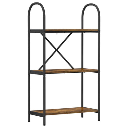 Bücherregal Geräucherte Eiche 60 x 30 x 109 cm Holzwerkstoff