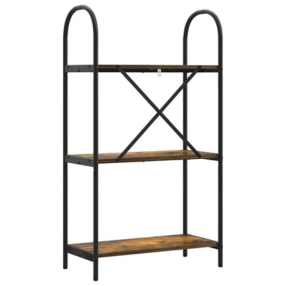 Bücherregal Geräucherte Eiche 60 x 30 x 109 cm Holzwerkstoff