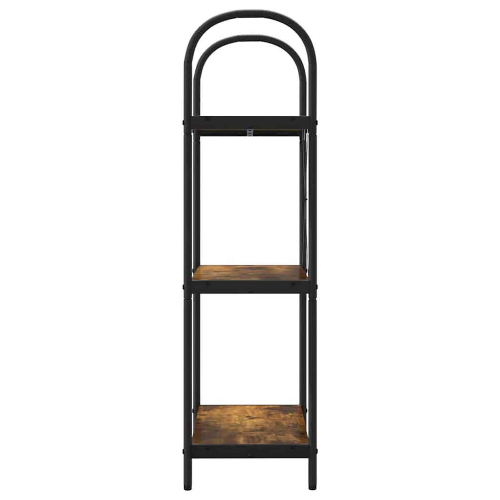 Bücherregal Geräucherte Eiche 60 x 30 x 109 cm Holzwerkstoff