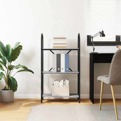 vidaXL Bücherregal Graues Sonoma 60 x 30 x 109 cm Holzwerkstoff