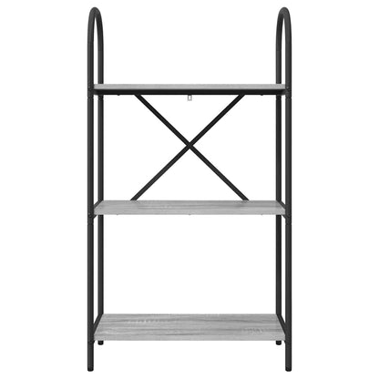 vidaXL Bücherregal Graues Sonoma 60 x 30 x 109 cm Holzwerkstoff