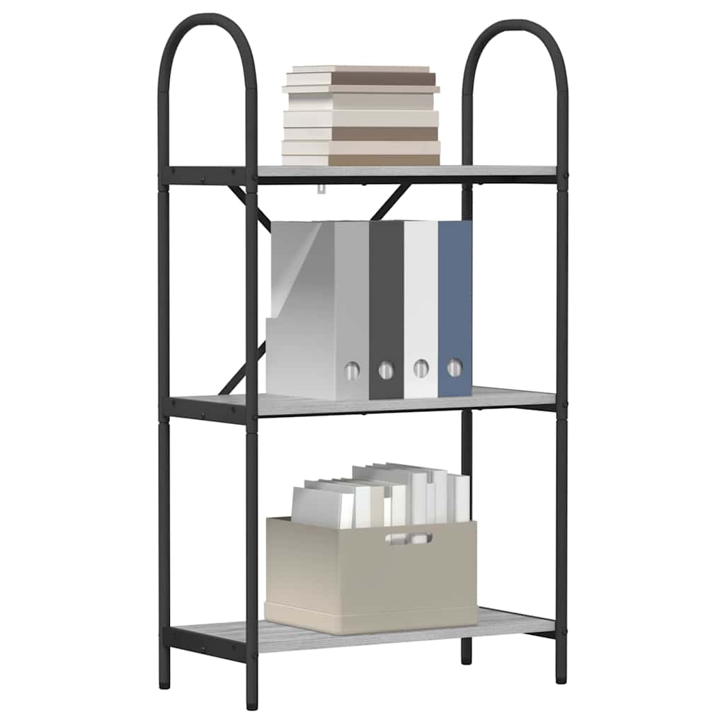 vidaXL Bücherregal Graues Sonoma 60 x 30 x 109 cm Holzwerkstoff