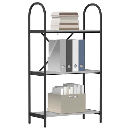 vidaXL Bücherregal Graues Sonoma 60 x 30 x 109 cm Holzwerkstoff