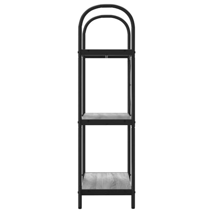 vidaXL Bücherregal Graues Sonoma 60 x 30 x 109 cm Holzwerkstoff