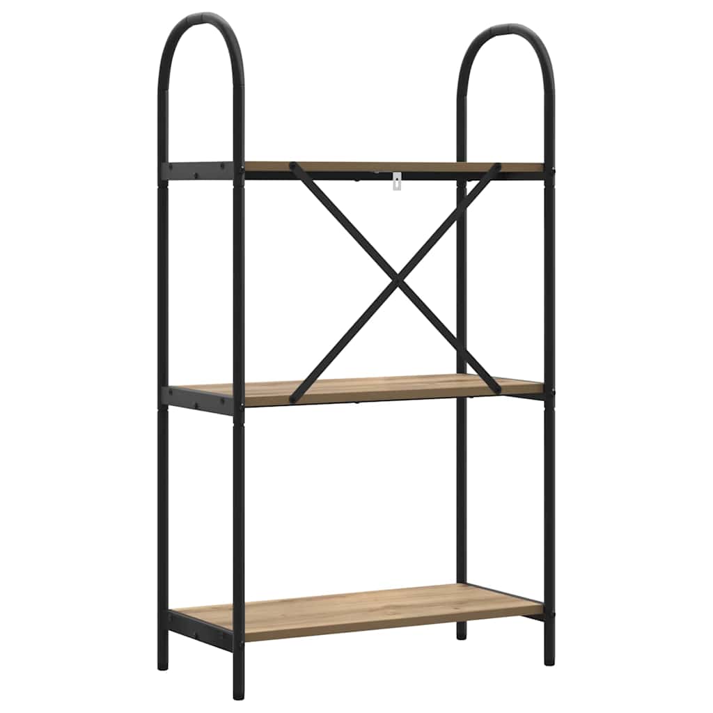 Bücherregal Artisan-Eiche 60 x 30 x 109 cm Holzwerkstoff