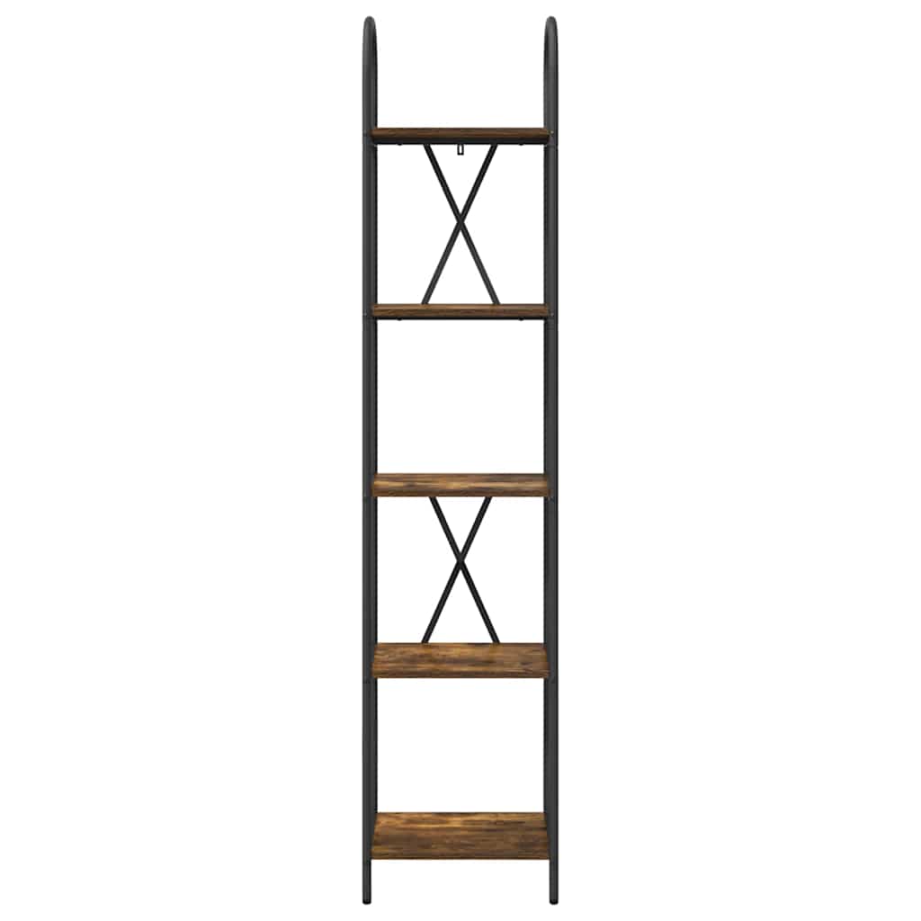 Bücherregal Geräucherte Eiche 40 x 30 x 183 cm Holzwerkstoff