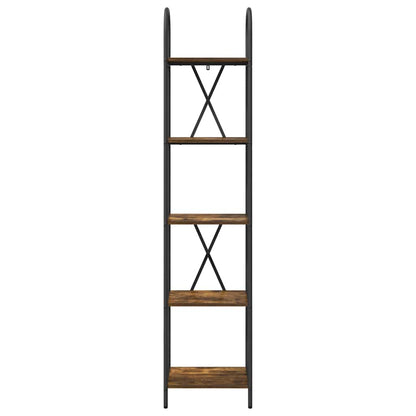 Bücherregal Geräucherte Eiche 40 x 30 x 183 cm Holzwerkstoff