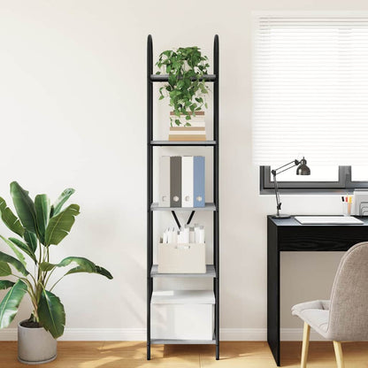 vidaXL Bücherregal Graues Sonoma 40 x 30 x 183 cm Holzwerkstoff