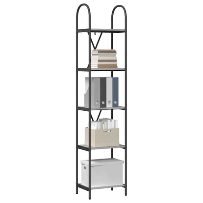 vidaXL Bücherregal Graues Sonoma 40 x 30 x 183 cm Holzwerkstoff