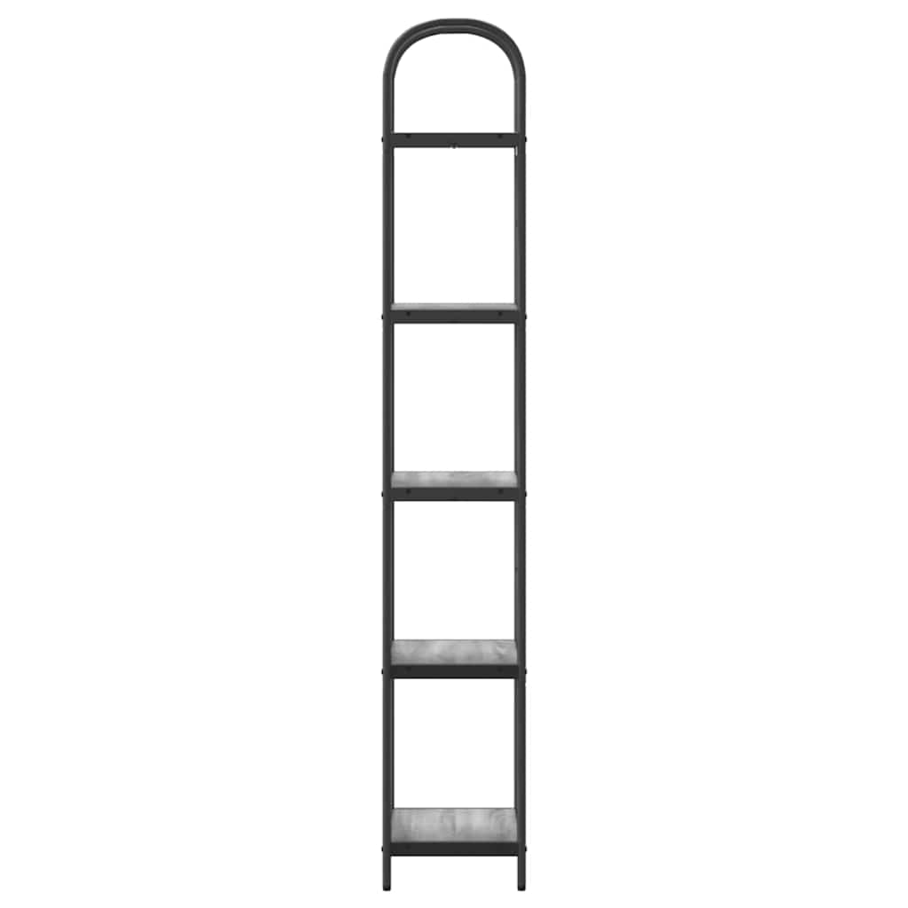 vidaXL Bücherregal Graues Sonoma 40 x 30 x 183 cm Holzwerkstoff