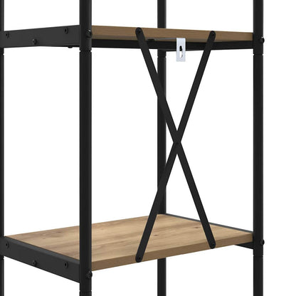 vidaXL Bücherregal Artisan-Eiche 40 x 30 x 183 cm Holzwerkstoff