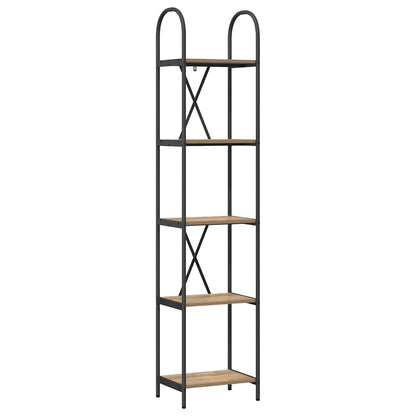 vidaXL Bücherregal Artisan-Eiche 40 x 30 x 183 cm Holzwerkstoff