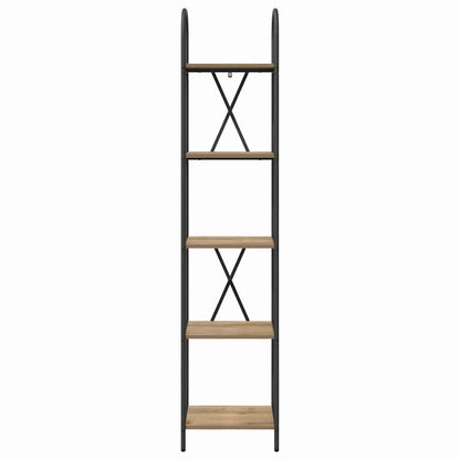 vidaXL Bücherregal Artisan-Eiche 40 x 30 x 183 cm Holzwerkstoff