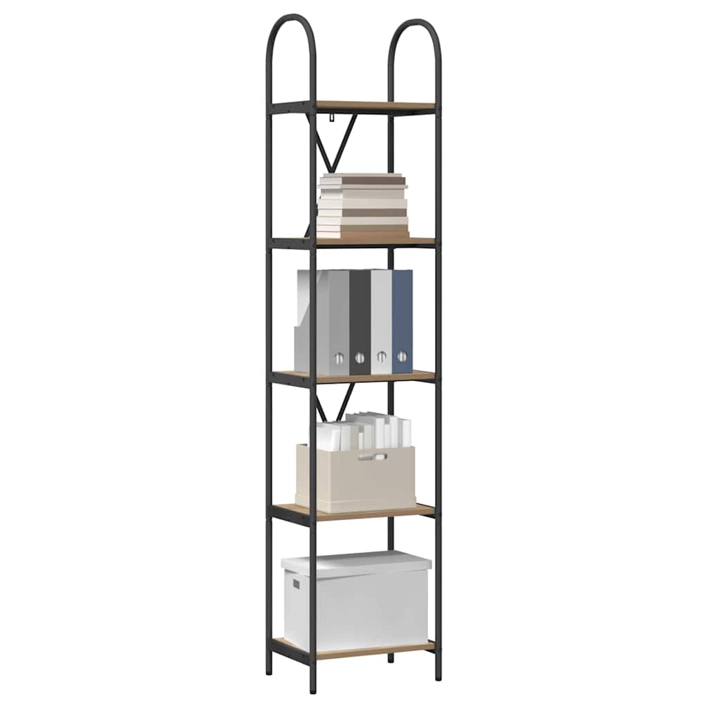 vidaXL Bücherregal Artisan-Eiche 40 x 30 x 183 cm Holzwerkstoff