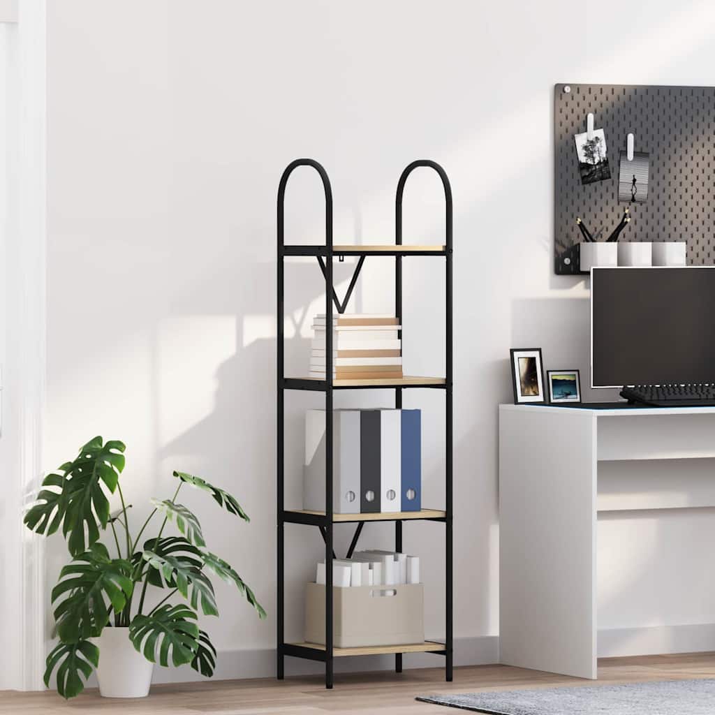 vidaXL Bücherregal Sonoma-Eiche 40 x 30 x 146 cm Holzwerkstoff