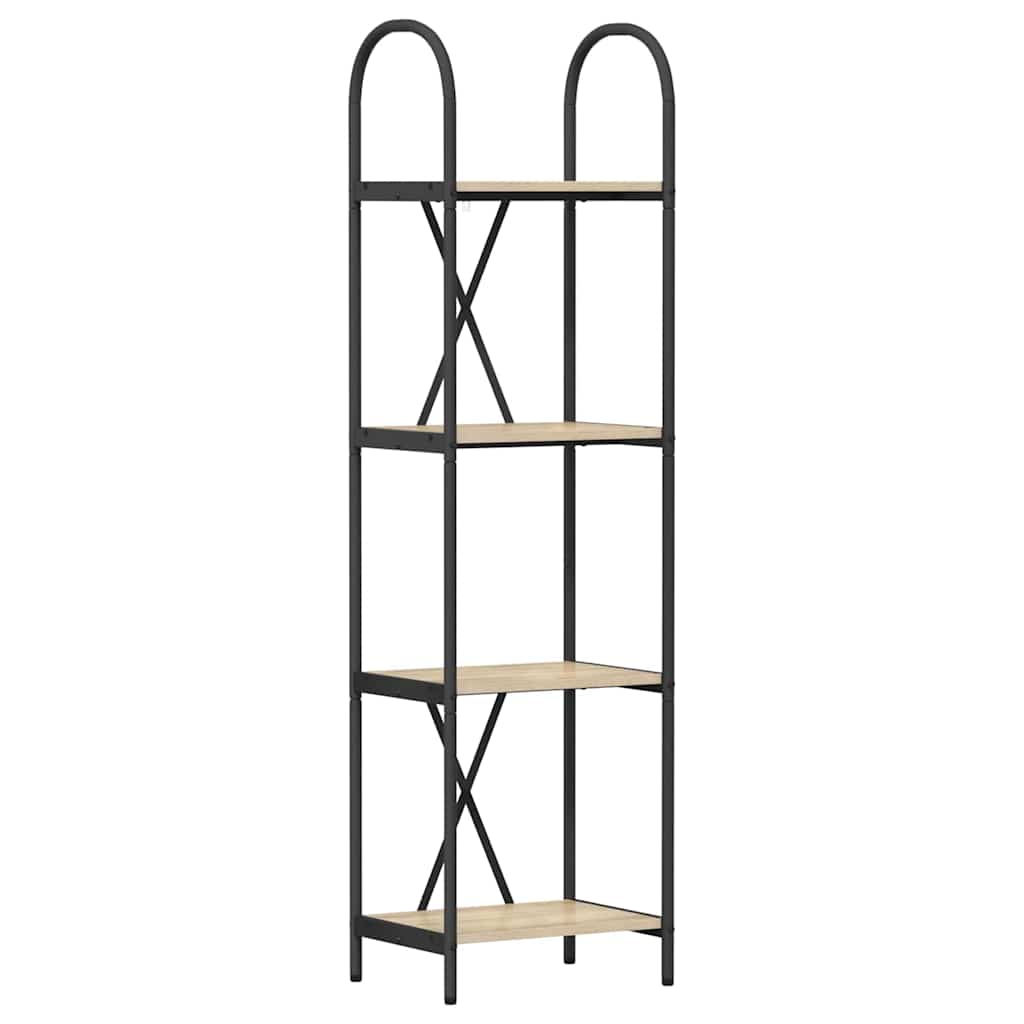vidaXL Bücherregal Sonoma-Eiche 40 x 30 x 146 cm Holzwerkstoff