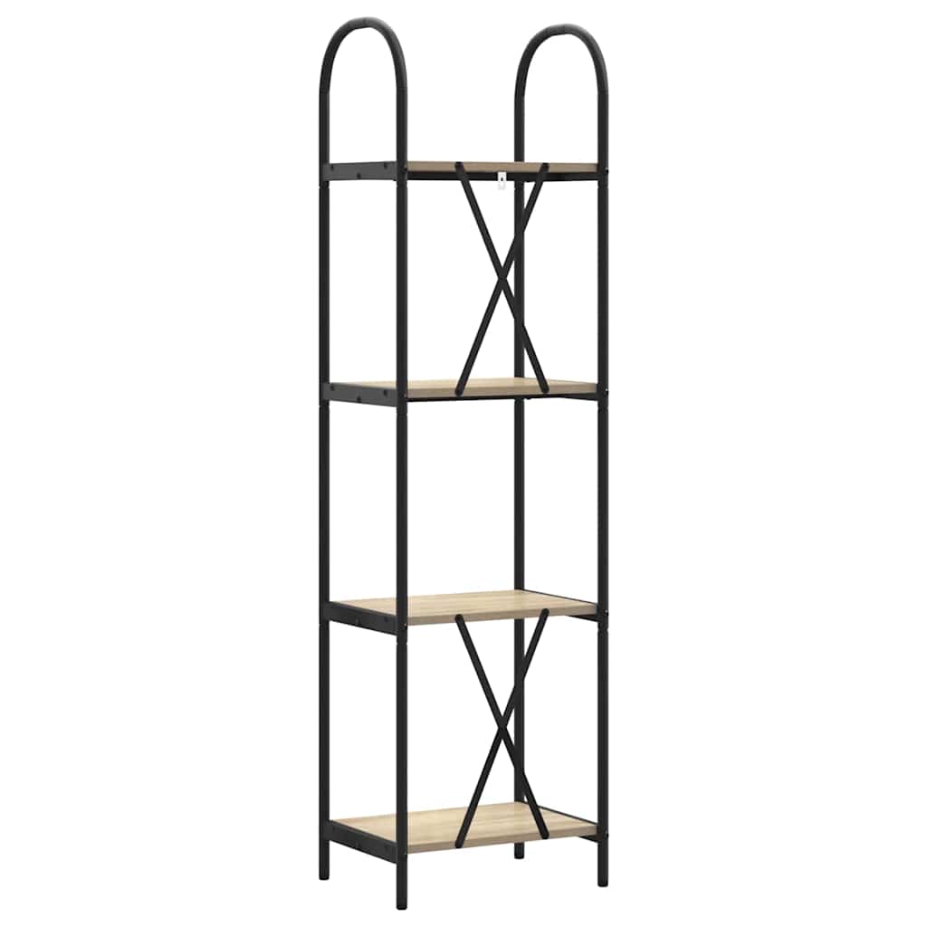 vidaXL Bücherregal Sonoma-Eiche 40 x 30 x 146 cm Holzwerkstoff