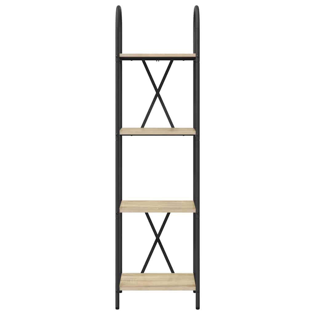 vidaXL Bücherregal Sonoma-Eiche 40 x 30 x 146 cm Holzwerkstoff