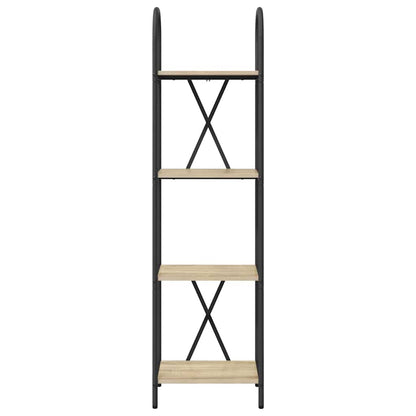 vidaXL Bücherregal Sonoma-Eiche 40 x 30 x 146 cm Holzwerkstoff