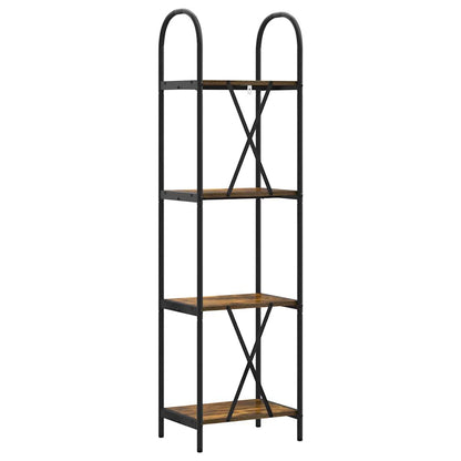 Bücherregal Geräucherte Eiche 40 x 30 x 146 cm Holzwerkstoff