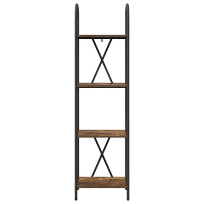 Bücherregal Geräucherte Eiche 40 x 30 x 146 cm Holzwerkstoff