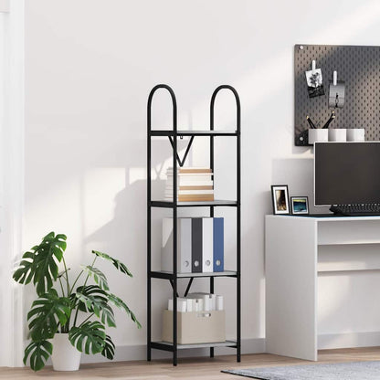 Bücherregal Graues Sonoma 40 x 30 x 146 cm Holzwerkstoff