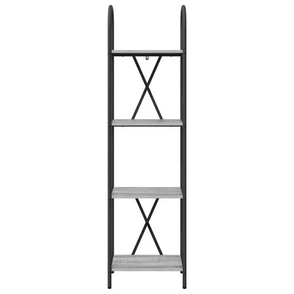 Bücherregal Graues Sonoma 40 x 30 x 146 cm Holzwerkstoff