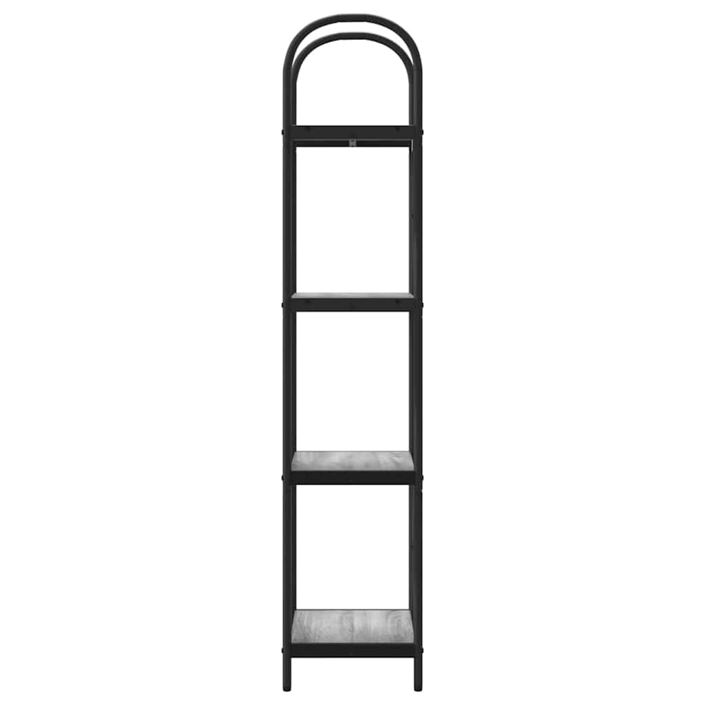 Bücherregal Graues Sonoma 40 x 30 x 146 cm Holzwerkstoff