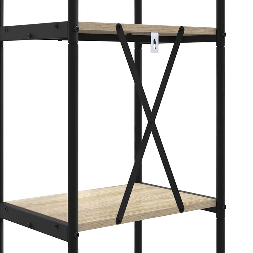 vidaXL Bücherregal Sonoma-Eiche 40 x 30 x 109 cm Holzwerkstoff