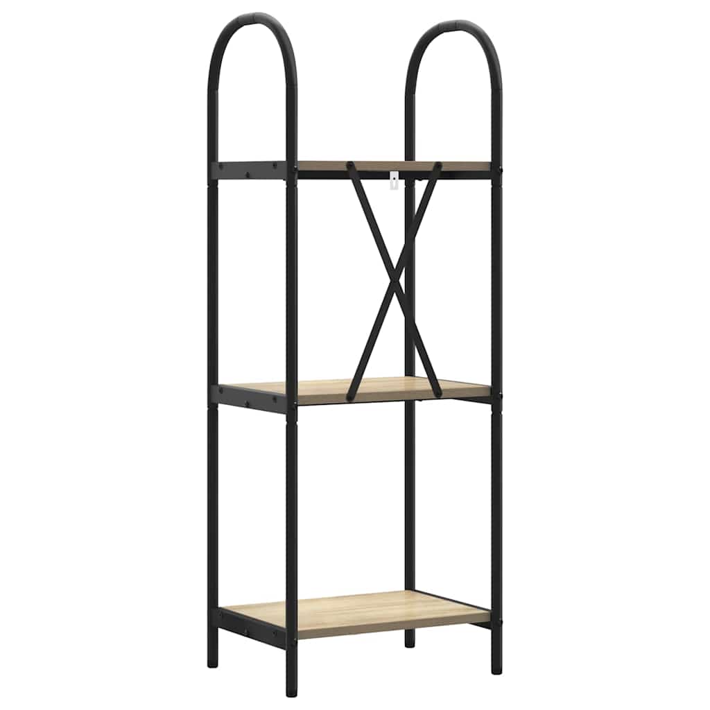 vidaXL Bücherregal Sonoma-Eiche 40 x 30 x 109 cm Holzwerkstoff