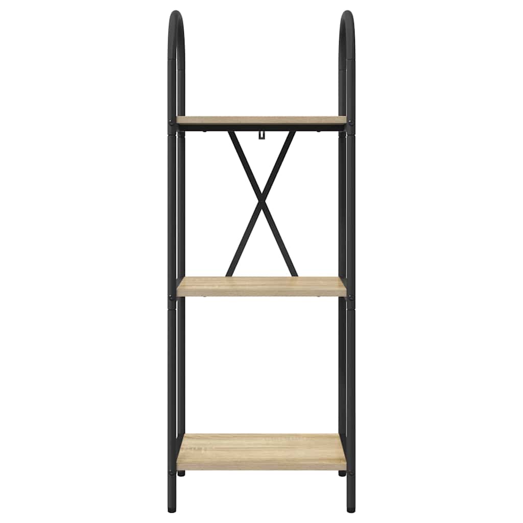 vidaXL Bücherregal Sonoma-Eiche 40 x 30 x 109 cm Holzwerkstoff