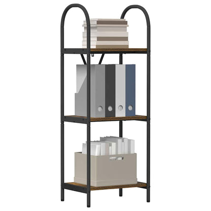 Bücherregal Geräucherte Eiche 40 x 30 x 109 cm Holzwerkstoff