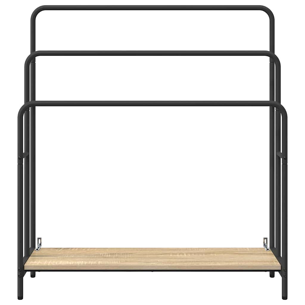 Kleiderständer Sonoma-Eiche 90 x 30 x 100,5 cm Holzwerkstoff