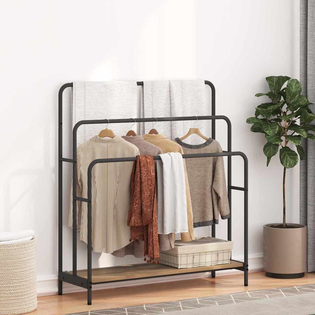 Kleiderständer Artisan-Eiche 90 x 30 x 100,5 cm Holzwerkstoff