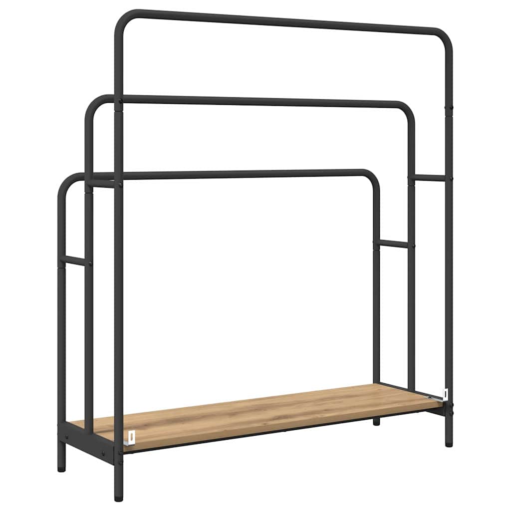 Kleiderständer Artisan-Eiche 90 x 30 x 100,5 cm Holzwerkstoff